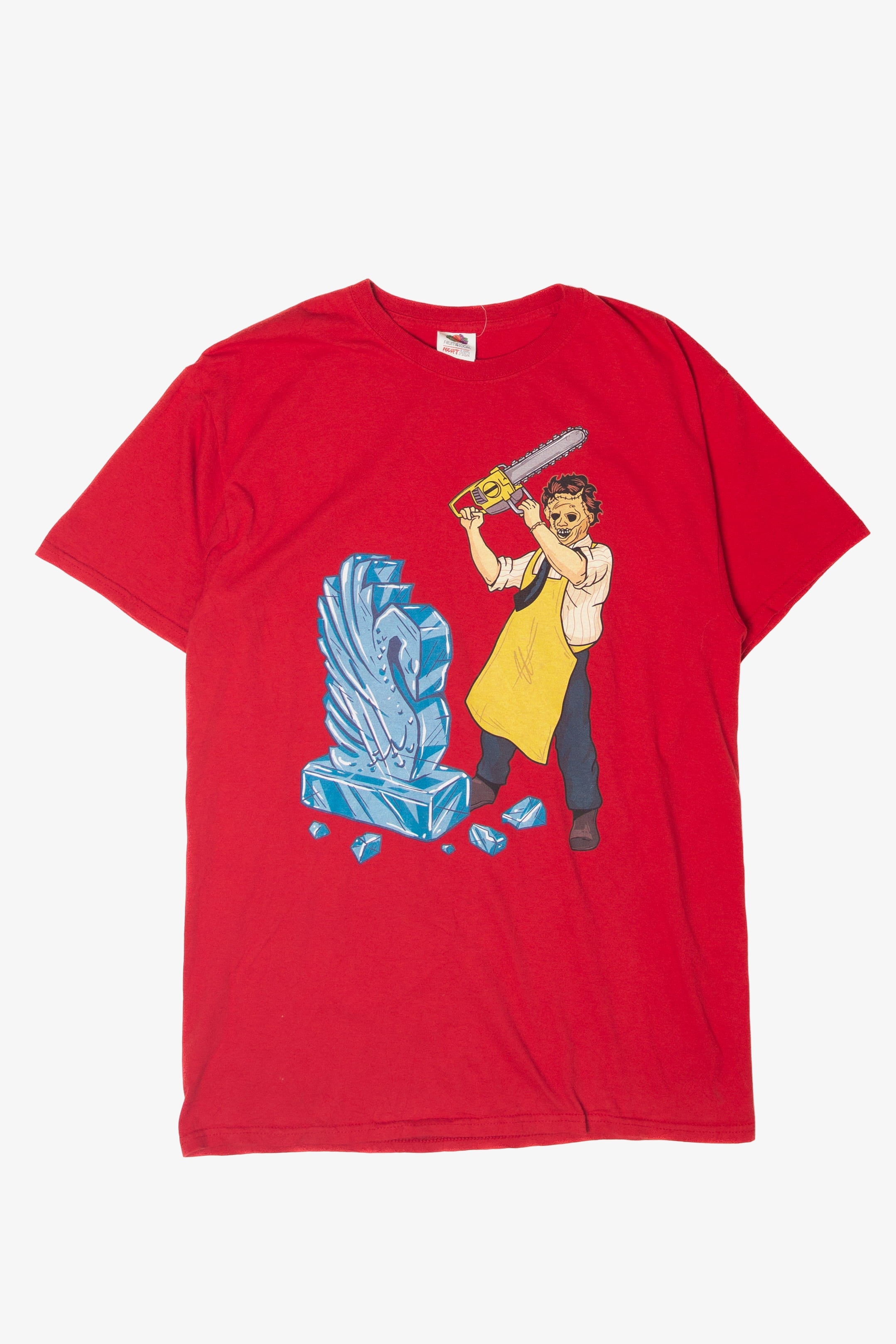 Leather Face Ice Sculpture Texas Chainsaw Massacre T-Shirt