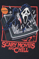 Recycled Ghost Face Scary Movies And Chill T-Shirt (2020s)