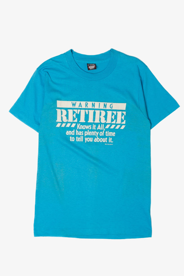 Vintage "Warning: Retiree" T-Shirt (1990s)