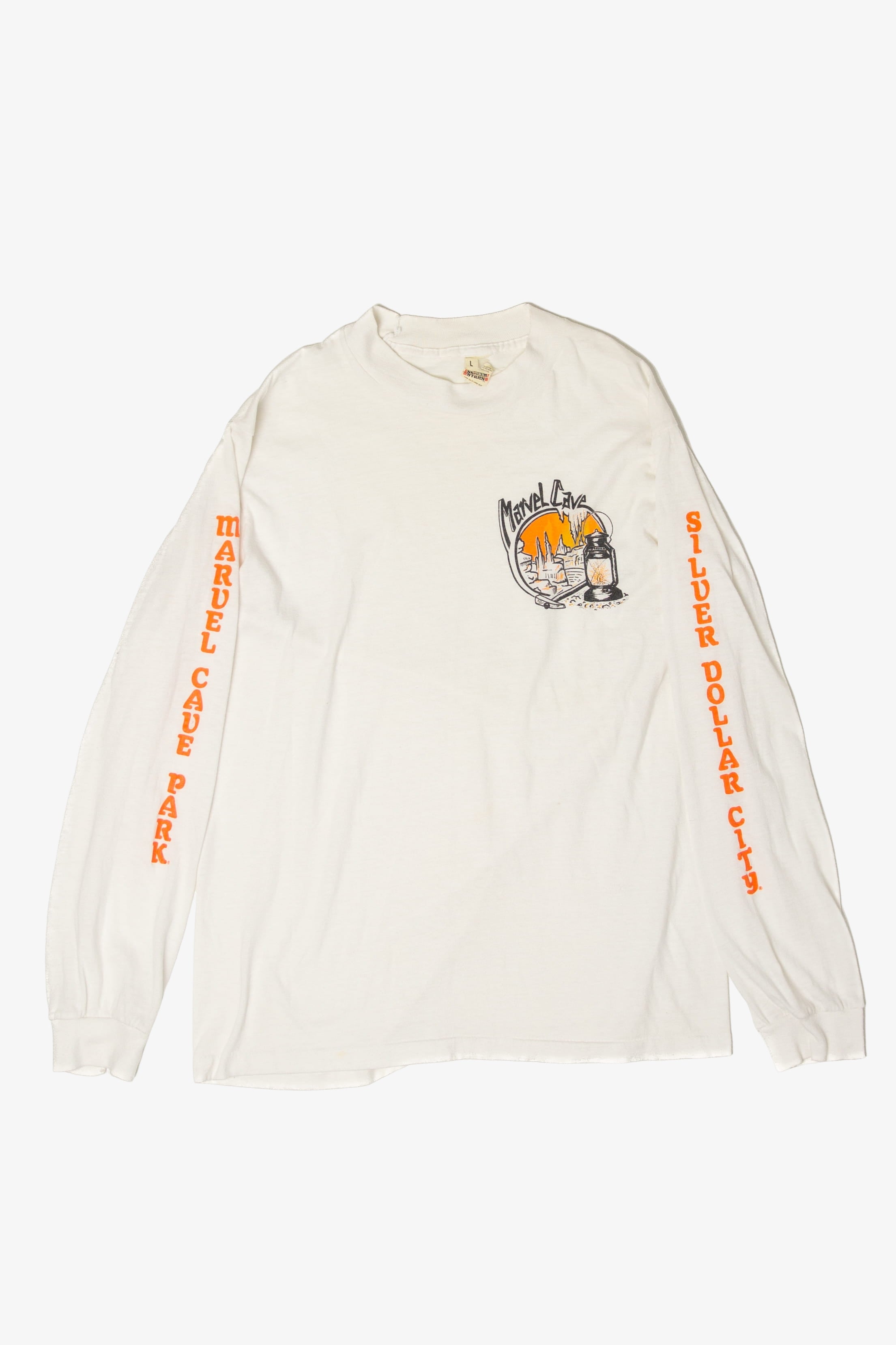Vintage Marvel Cave Park Silver Dollar City Long Sleeve T-Shirt (1990s)