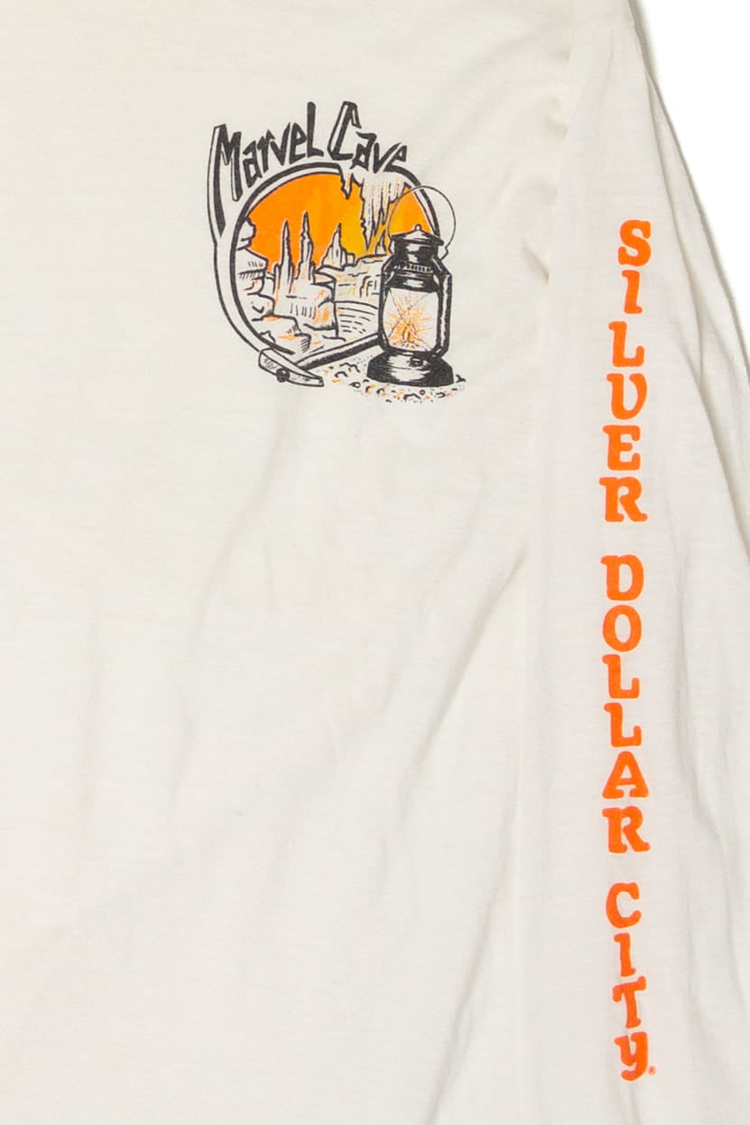 Vintage Marvel Cave Park Silver Dollar City Long Sleeve T-Shirt (1990s)