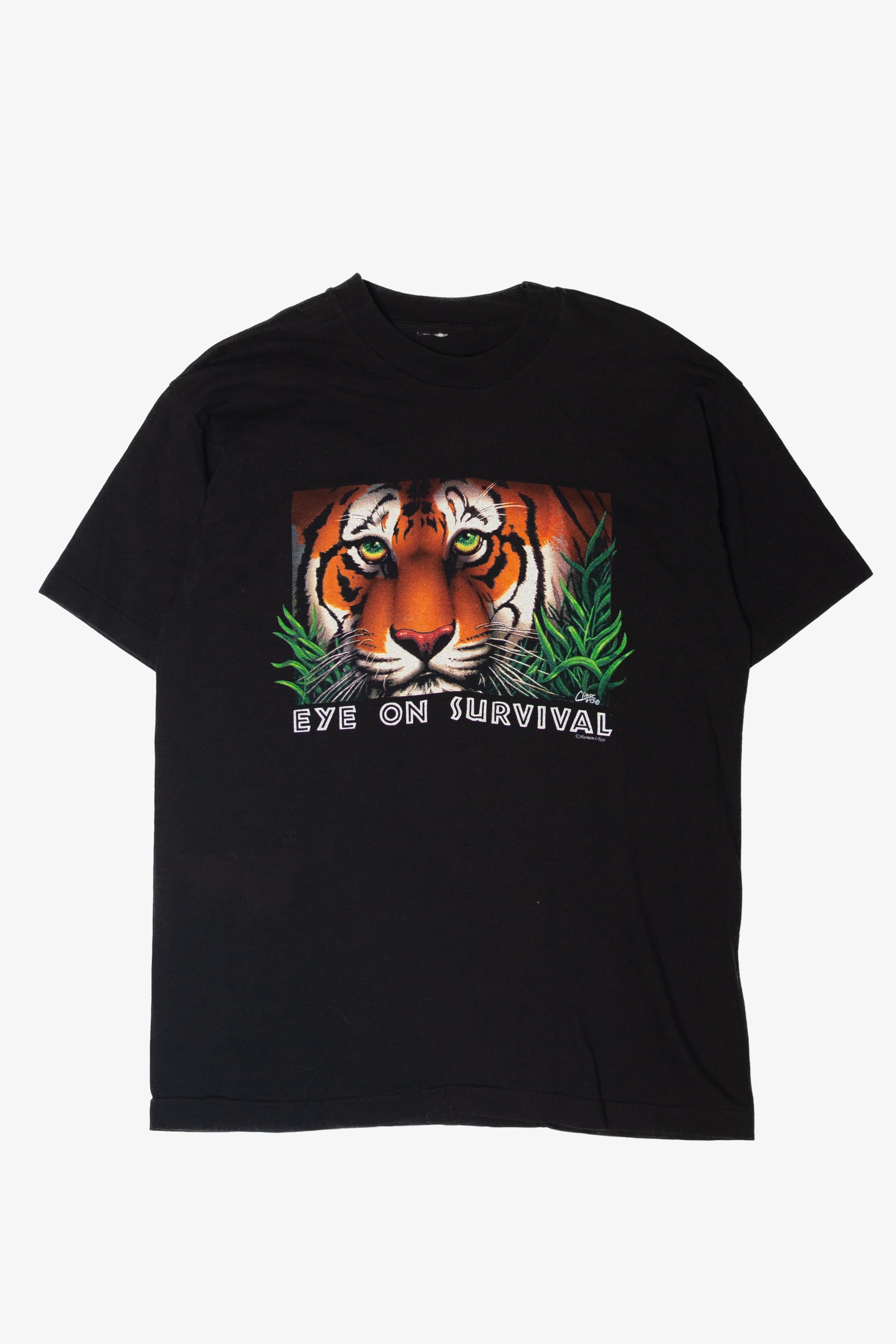 Vintage Tiger "Eye On Survival" T-Shirt (1990s)
