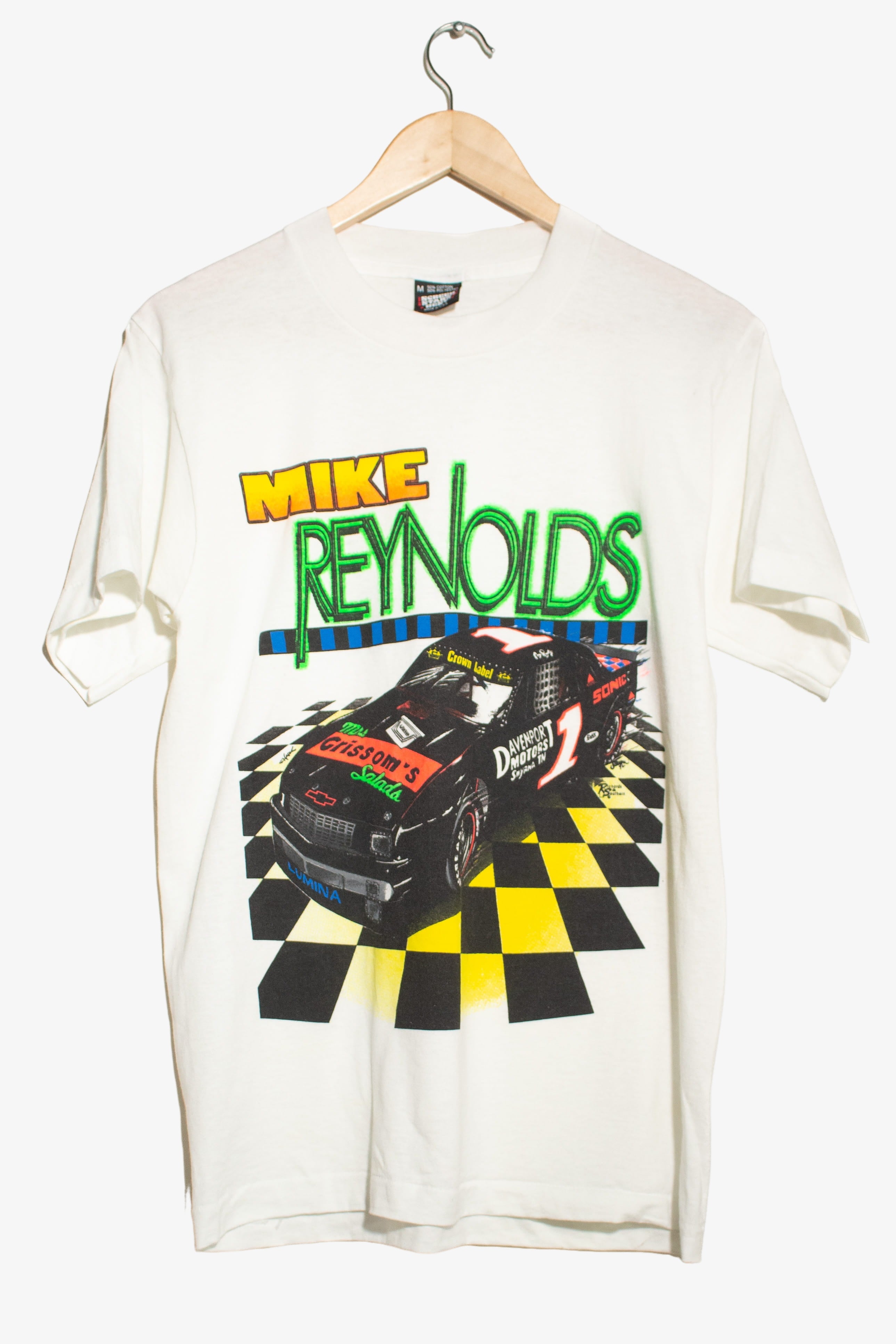 Vintage Mike Reynolds Race Car T-Shirt (1990s)