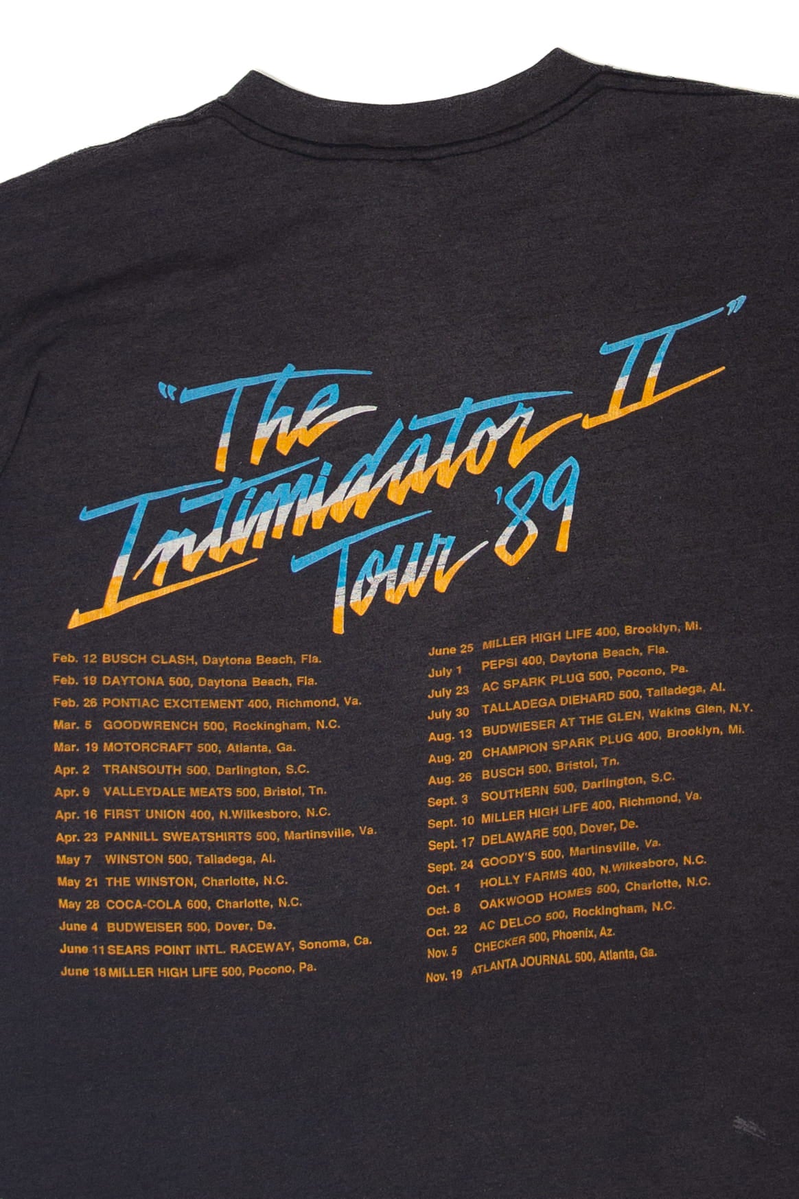 Vintage Dale Earnhardt "The Intimidator 2" Tour T-Shirt (1980s)