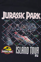 Vintage Jurassic Park Island Tour Isla Nublar Map Classic T-Shirt (1990s)