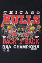 Vintage Chicago Bulls Back 2 Back NBA Champions T-Shirt (1990s)