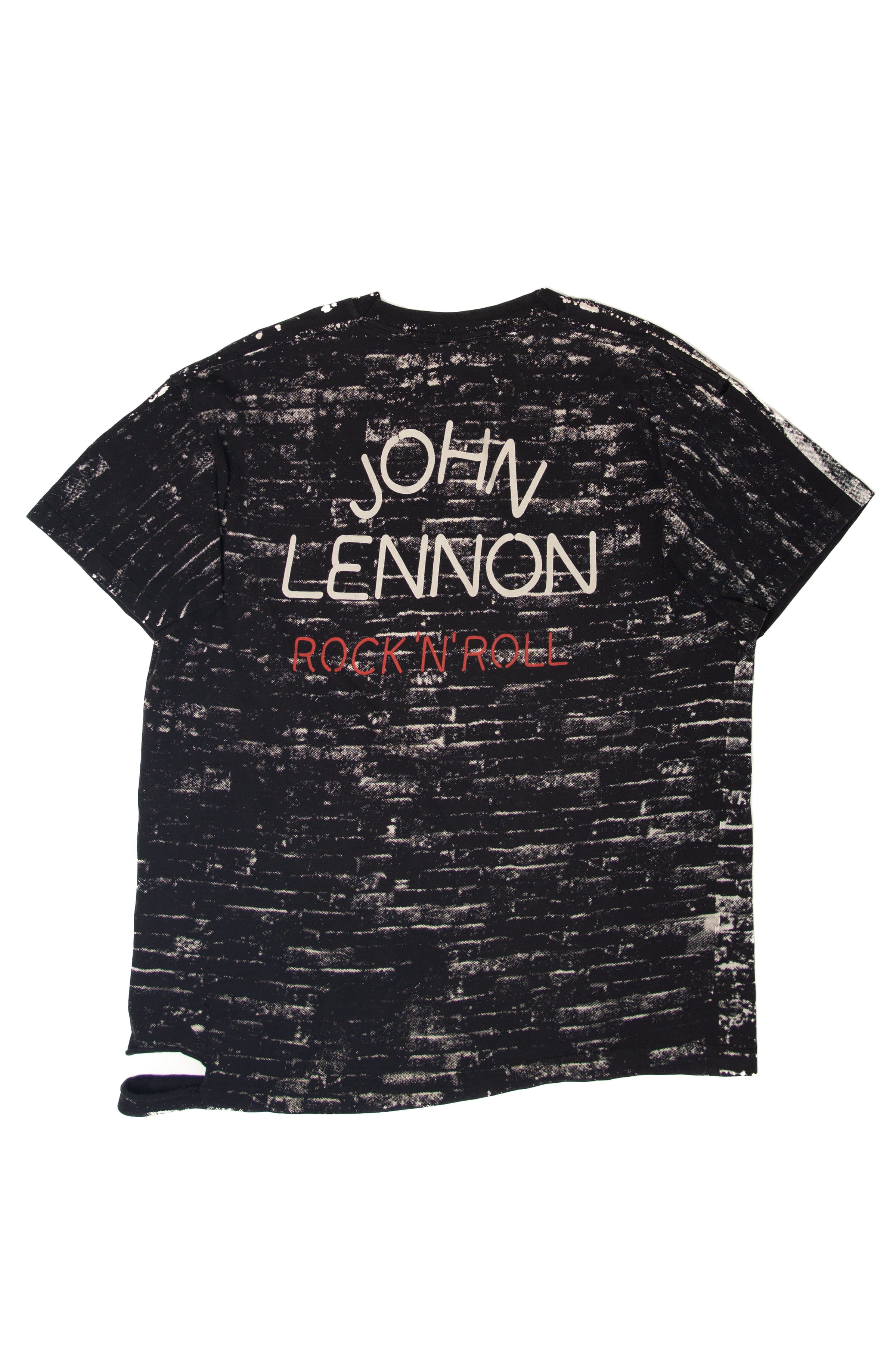 Vintage John Lennon All Over Print Distressed T-Shirt (1990s)