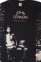 Vintage John Lennon All Over Print Distressed T-Shirt (1990s)