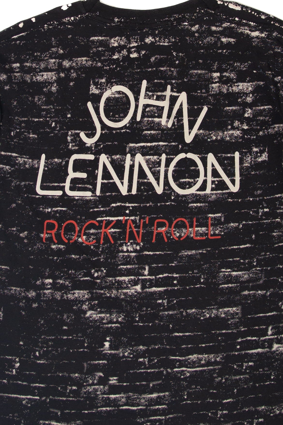 Vintage John Lennon All Over Print Distressed T-Shirt (1990s