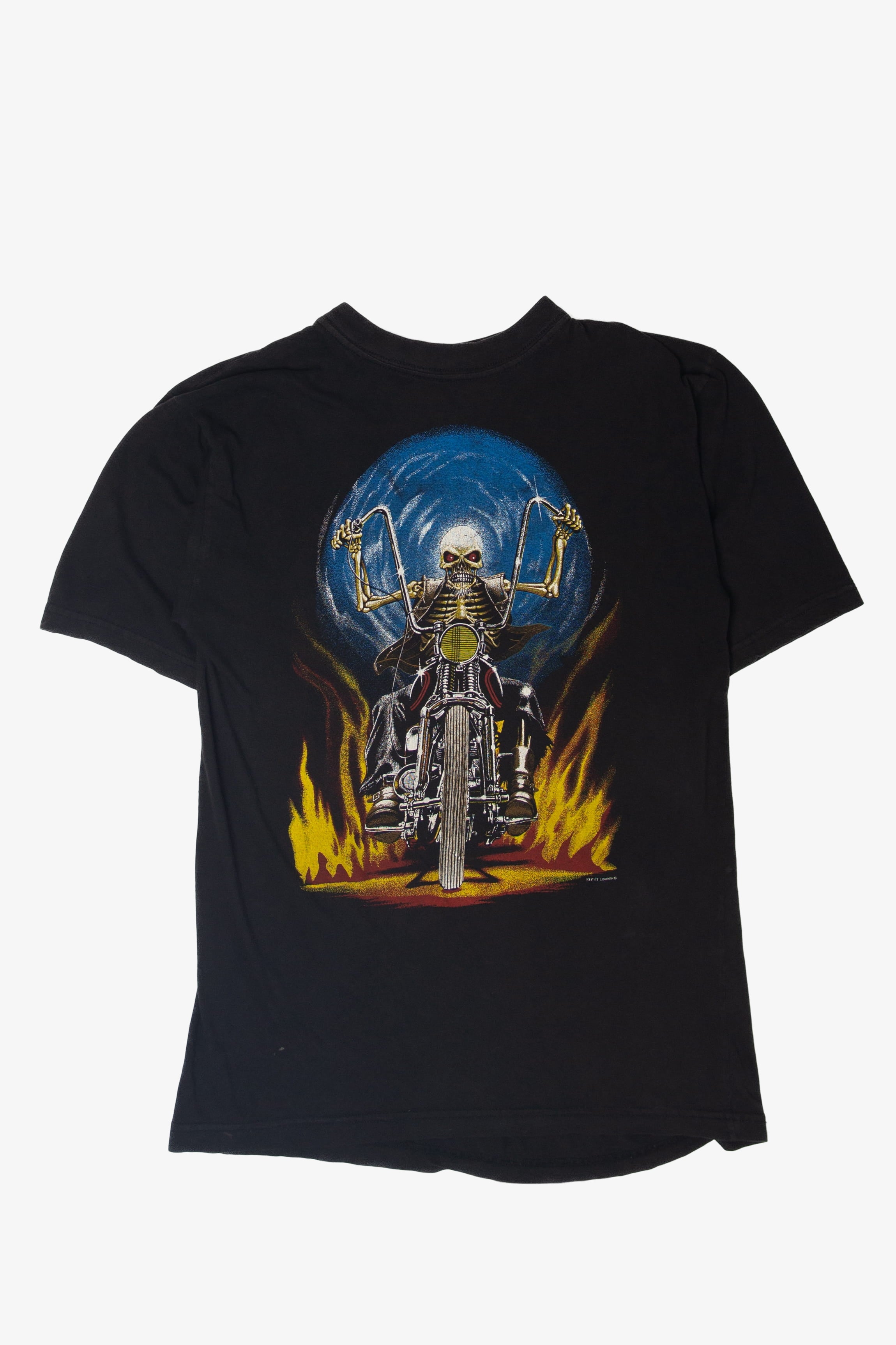 Skeleton On Motorcycle T-Shirt