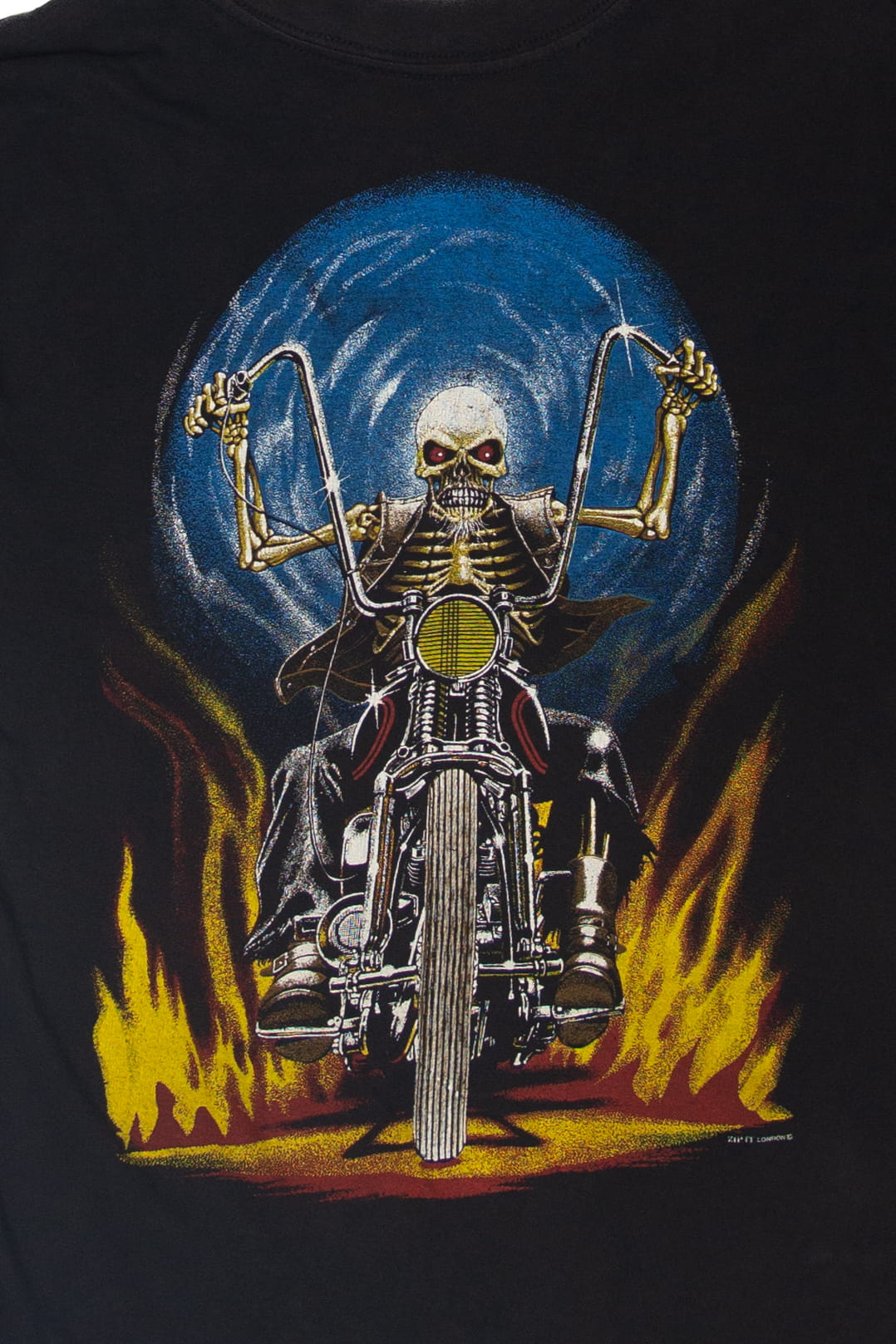 Skeleton On Motorcycle T-Shirt