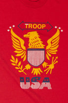 Vintage Troop USA Embossed T-Shirt (1990s)