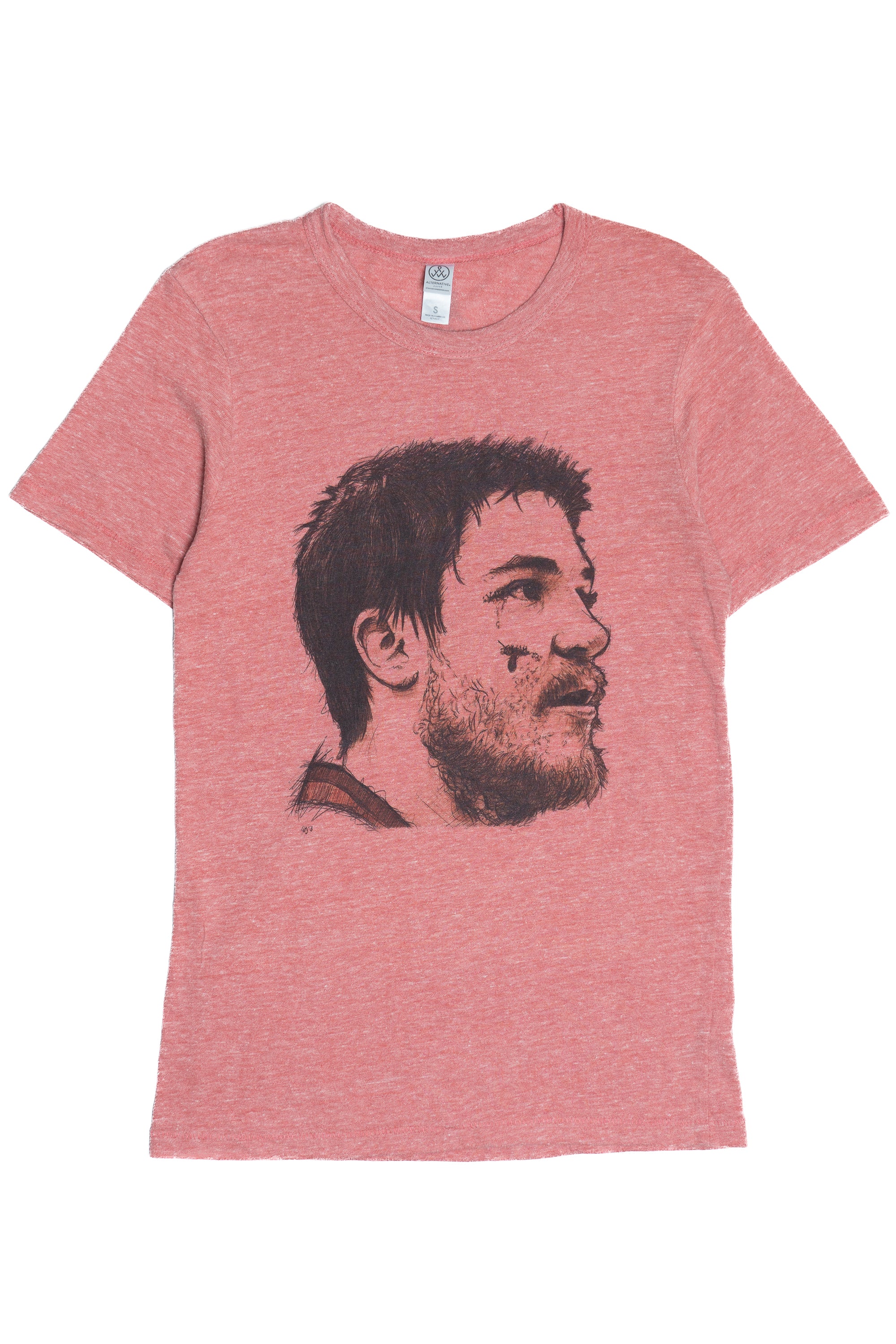 Andrew Shaw Hockey Puck Scar NHL Blackhawks T-Shirt (2010s)