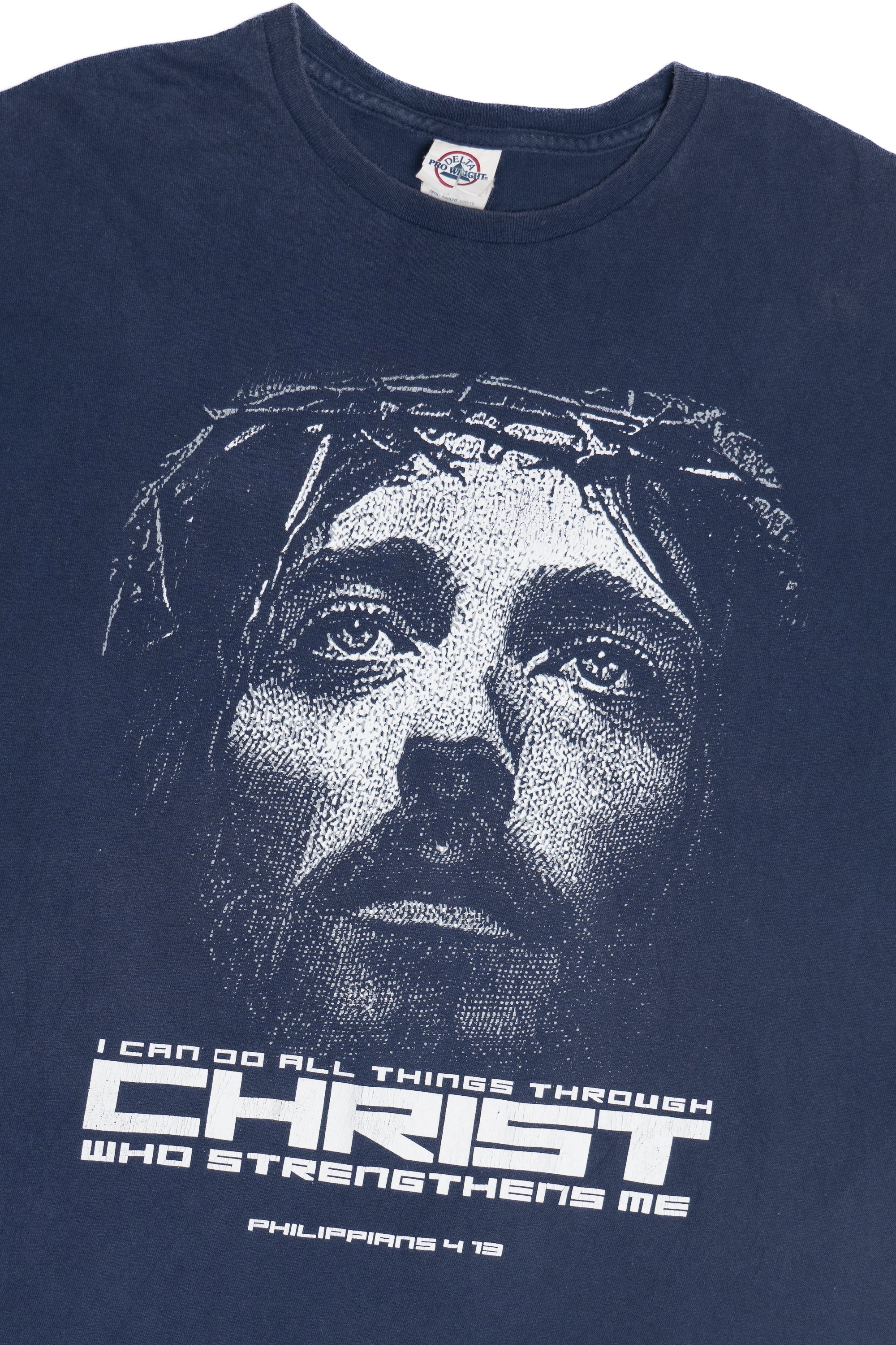 Jesus Christ Philippians 4:13 Verse T-Shirt (2010s)