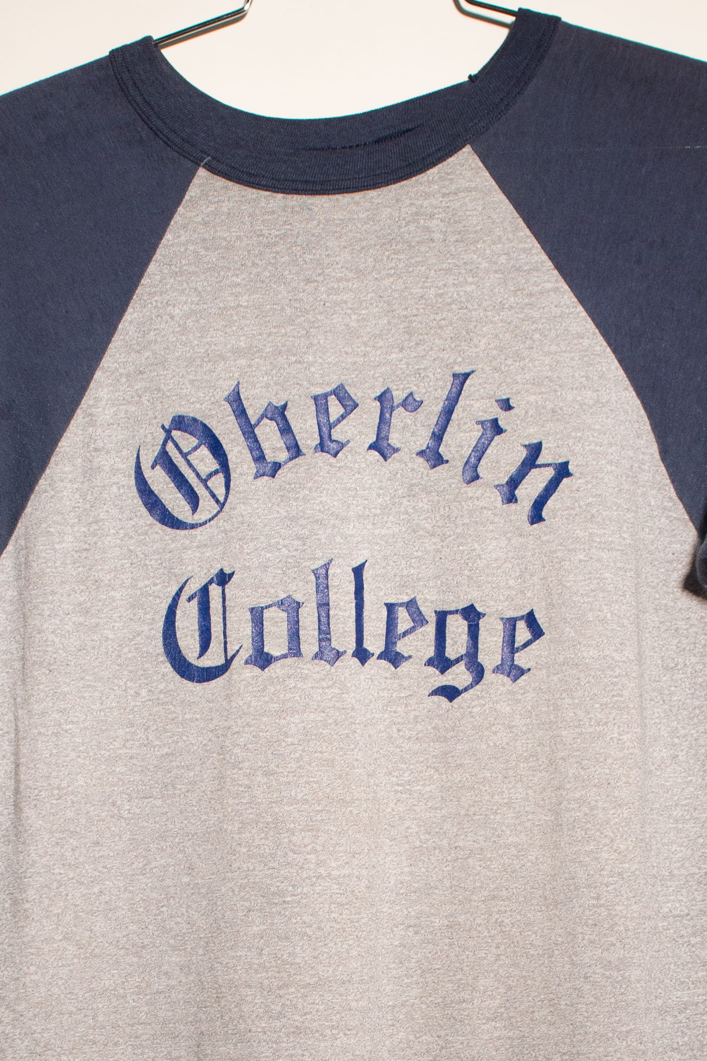 Vintage Oberlin College Raglan Sleeve T-Shirt (1980s)