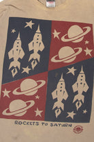 Vintage Distressed Rockets To Saturn T-Shirt (1990s)