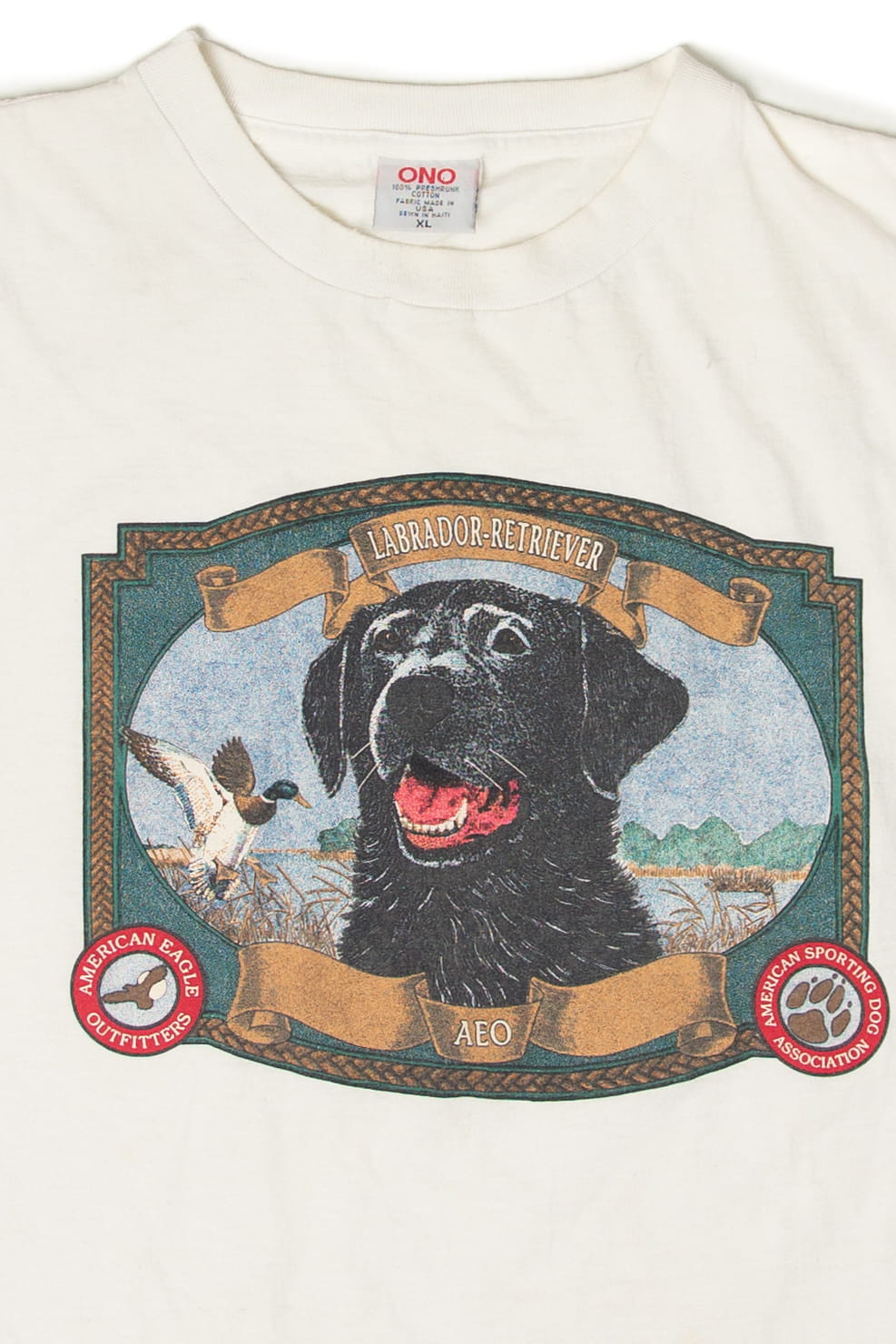 Vintage Labrador-Retriever Sleeveless T-Shirt (1990s)