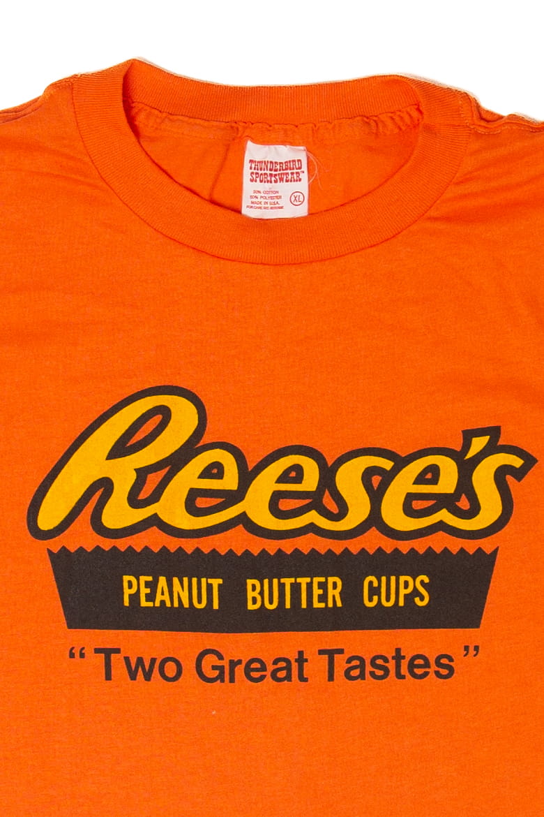 Vintage Reese's Peanut Butter Cup "Two Great Tastes" Single Stitch T-Shirt (1990s)