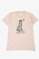Vintage "I'll Rise But... I Refused To Shine" Pajama T-Shirt (1980s)