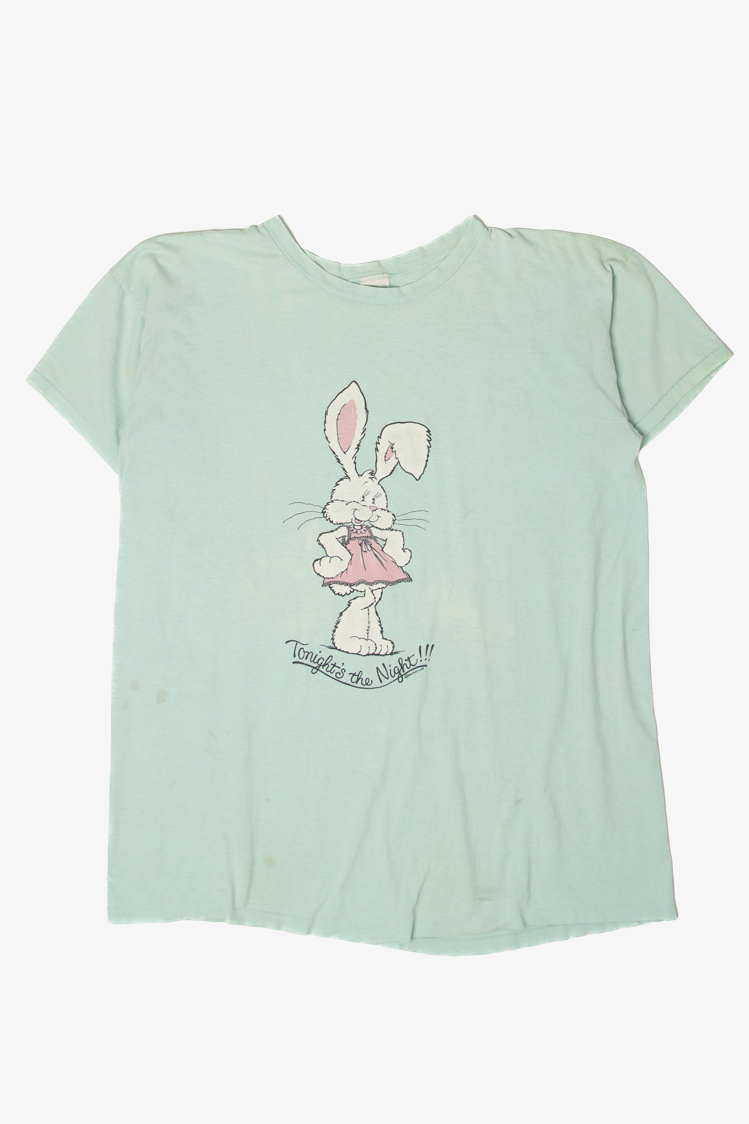 Vintage Distresses "Tonight's The Night" Pajama T-Shirt (1980s)