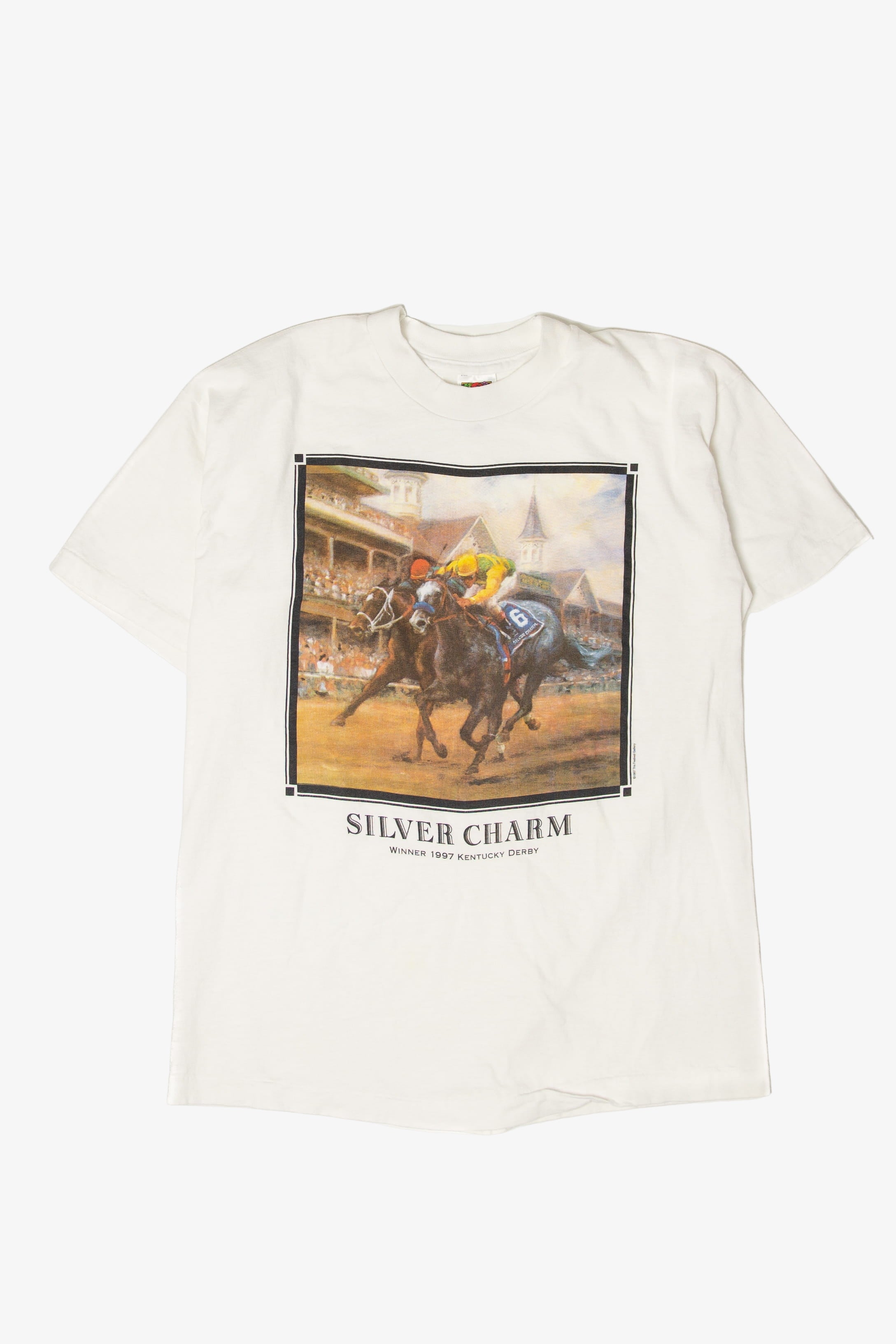 Vintage Silver Charm Kentucky Derby Winner T-Shirt (1990s)