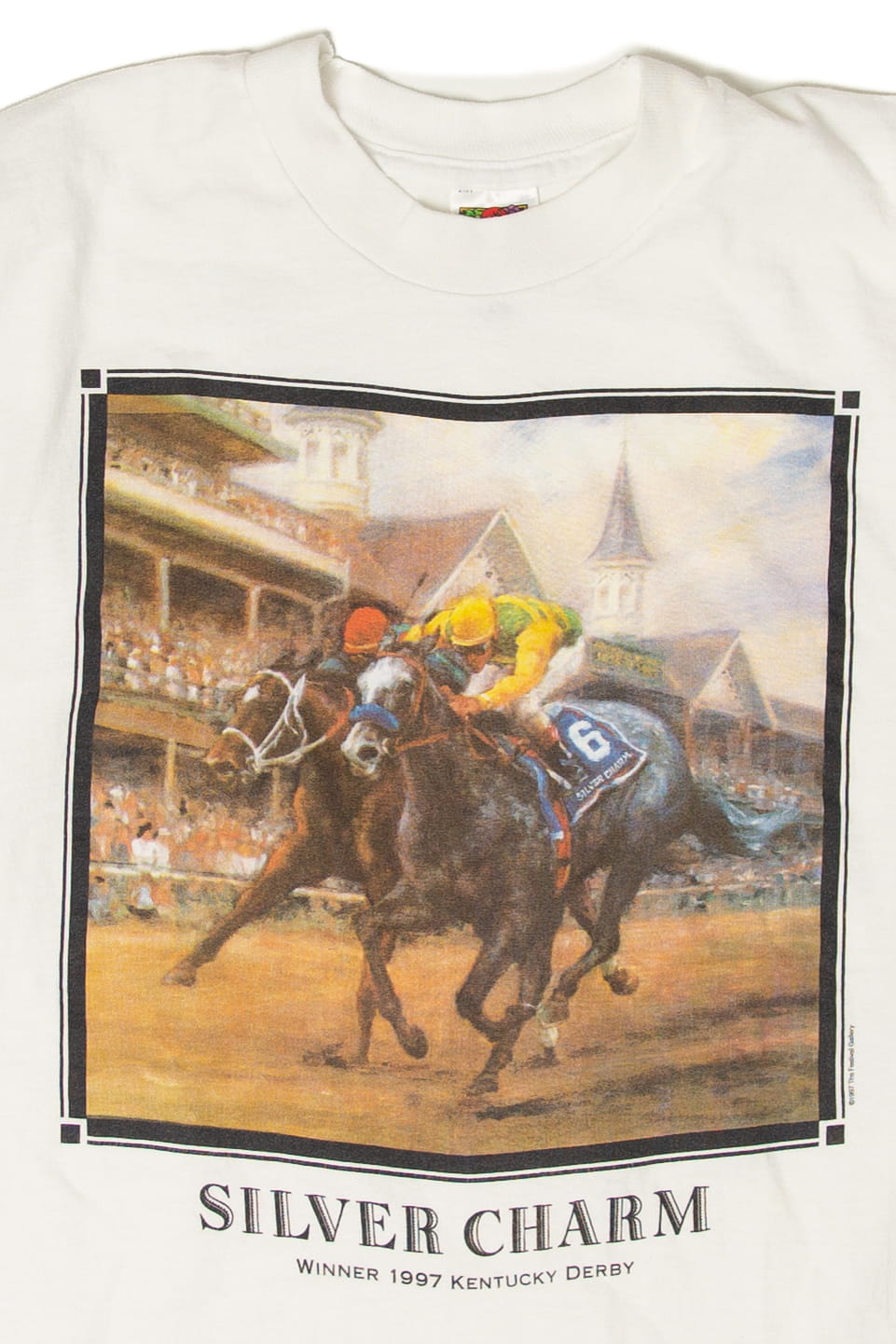 Vintage Silver Charm Kentucky Derby Winner T-Shirt (1990s)