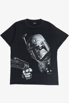 Vintage 1997 Star Wars Boba Fett Wraparound Print T-Shirt (1990s)