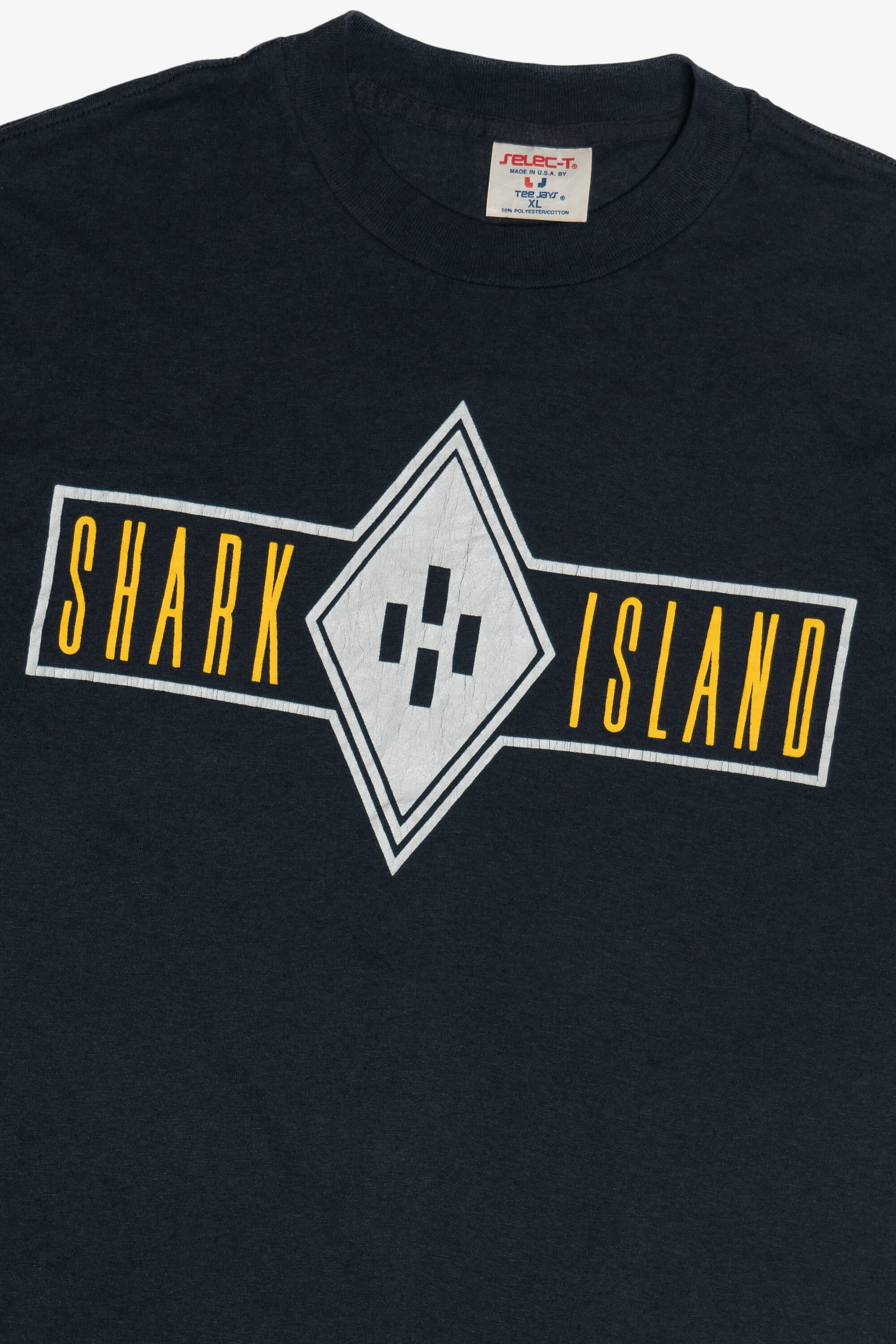 Vintage Shark Island "To The Streets Of America" Glam Metal Band T-Shirt (1990s)