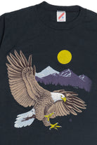 Vintage Eagle Moon Single Stitch T-Shirt (1990s)