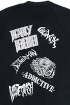 Vintage 1990 Thrash Metal New Years Eve Beach Party Raglan T-Shirt (1990s)