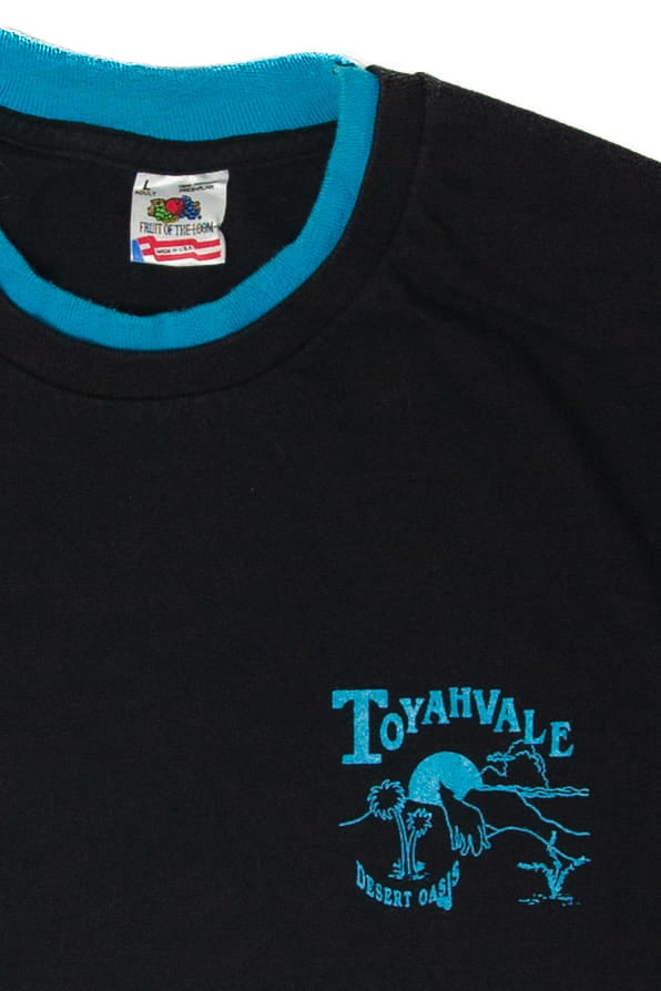 Vintage Toyahvale Desert Oasis West Texas Desert Diving T-Shirt (1990s)