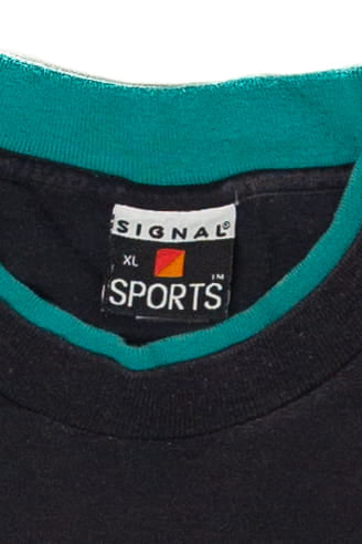 Vintage Dolphins Wrap Around T-Shirt (1990s)