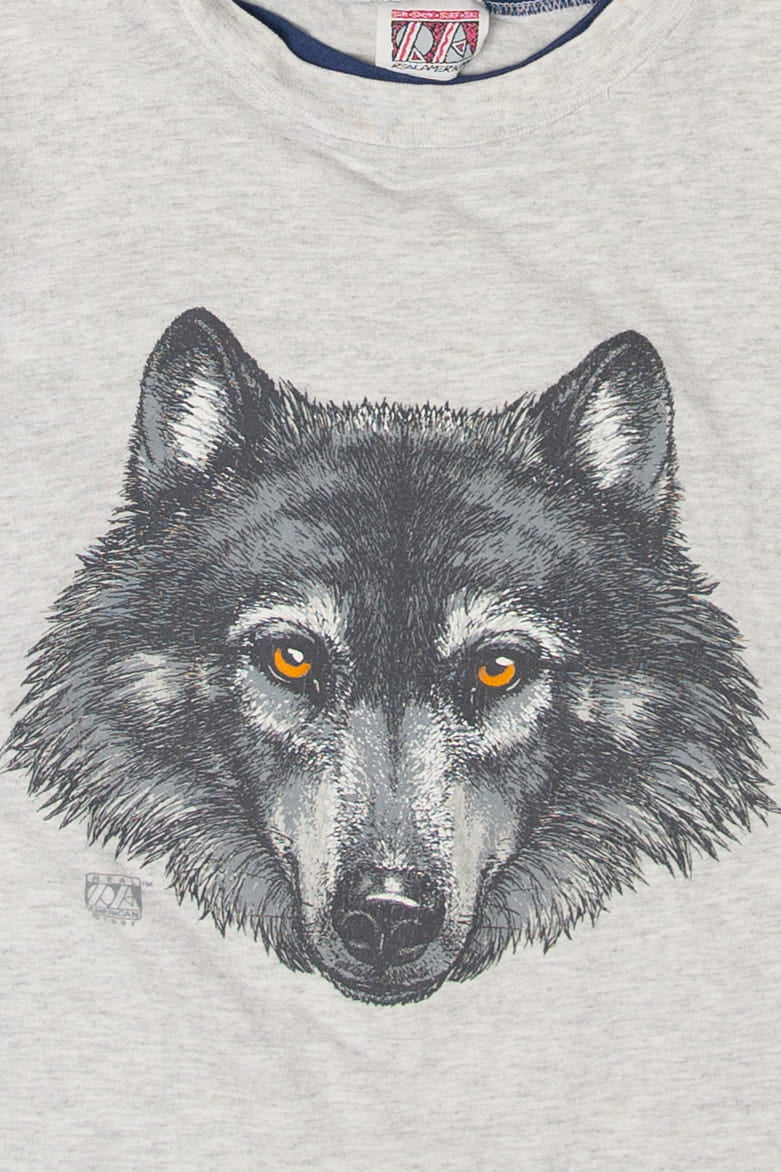 Vintage Wolf Face T-Shirt (1990s)