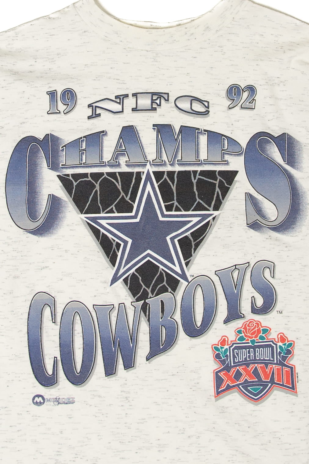 Vintage NFC Champs Cowboys Super Bowl T-Shirt (1990s)