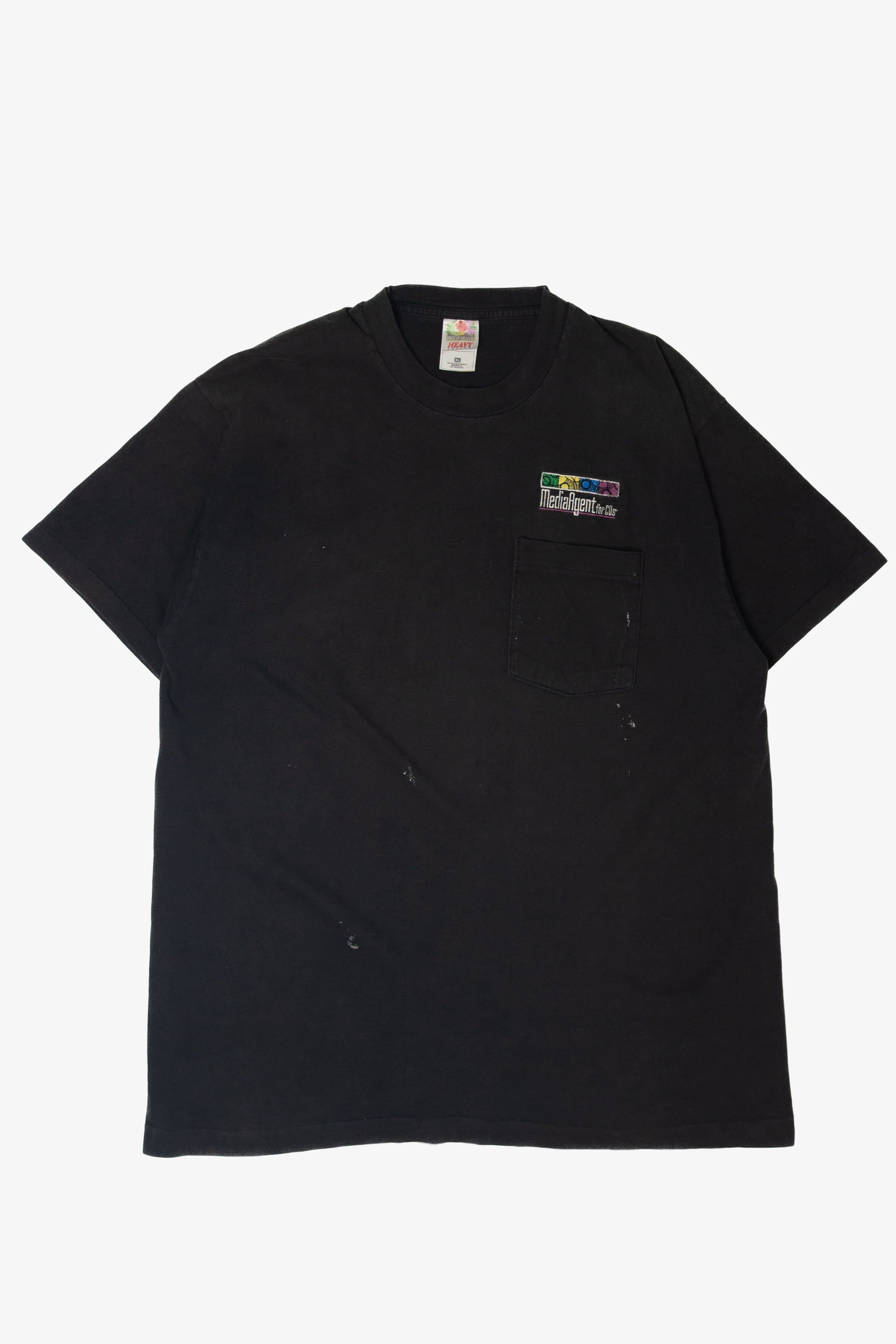 Vintage Media Agent Pocket T-Shirt (1990s)