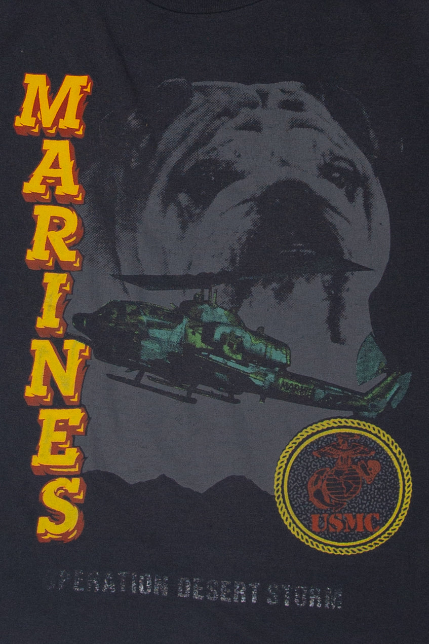 Vintage Marines Operation Desert Storm T-Shirt (1990s)