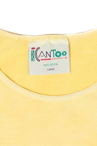 Vintage I Can Too Sleeveless T-Shirt (1990s)