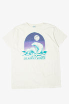 Vintage "Alaskan Nights" Polar Bears T-Shirt (1980s)