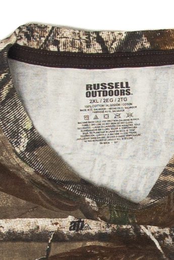 Vintage Russell Outdoors Camouflage T-Shirt (2010s)