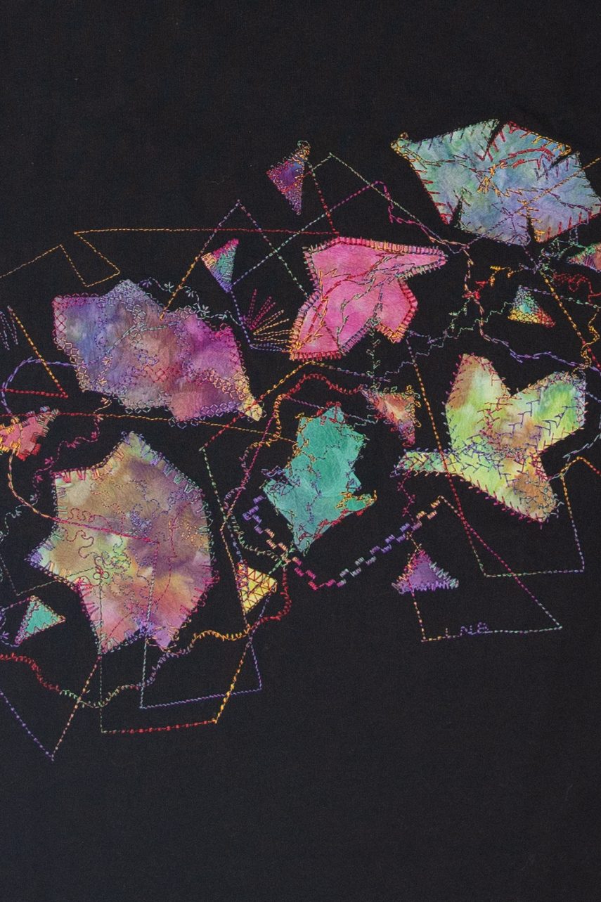 Vintage Patchwork Tie Dye T-Shirt (2000s)
