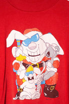 Vintage Santa Claus Zoo Crew Long Sleeve T-Shirt (1980s)