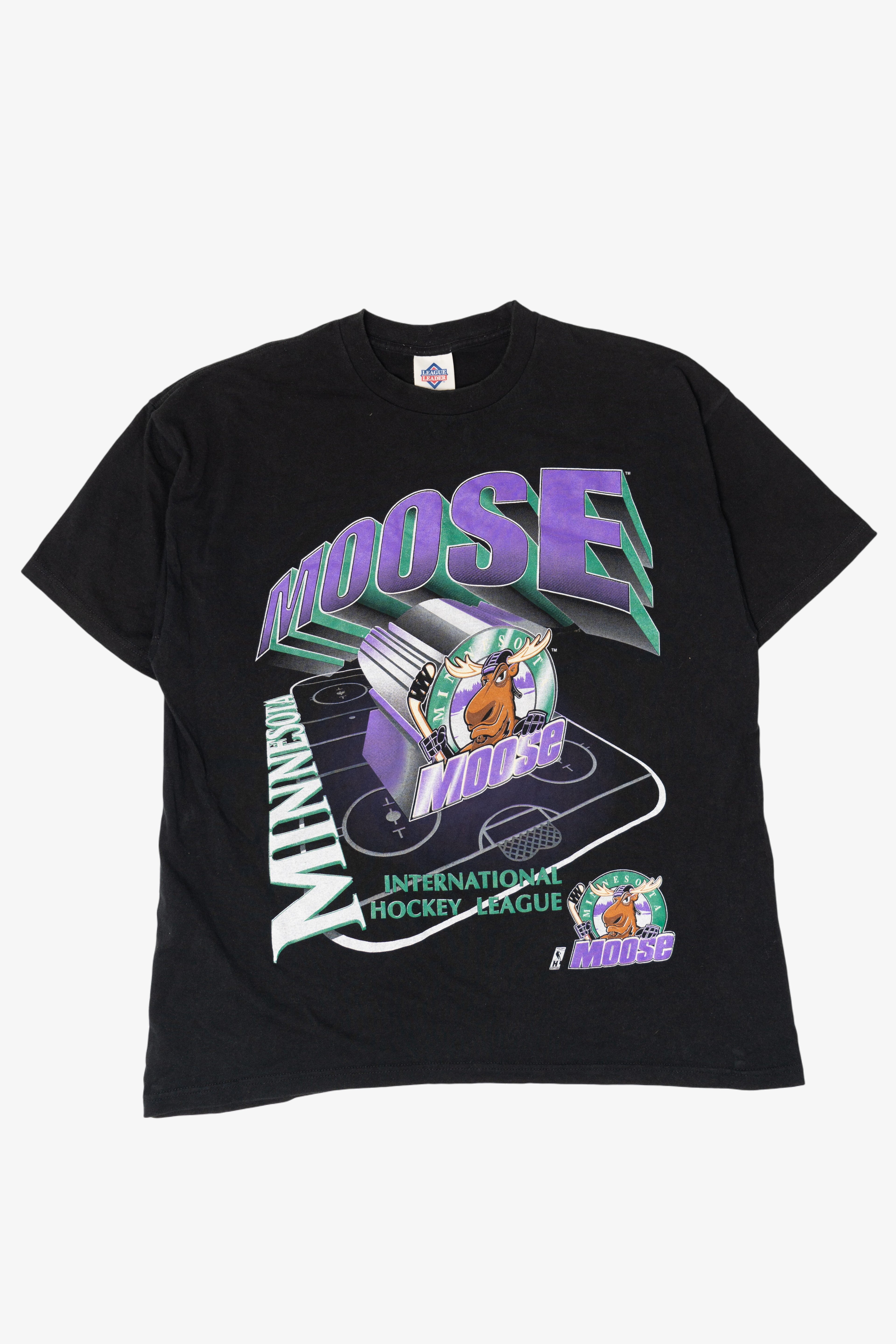 Vintage Moose International Hockey League T-Shirt (2000s)
