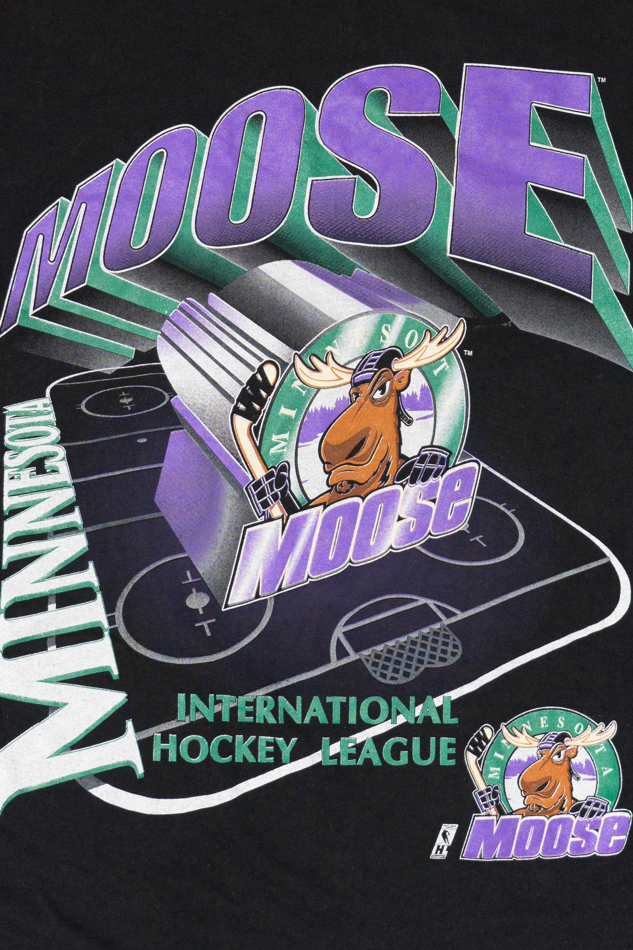 Vintage Moose International Hockey League T-Shirt (2000s)