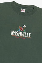 Vintage "Nashville" "Music City USA" Embroidered T-Shirt (1990s)