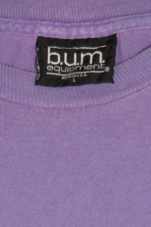 Vintage B.U.M Equipment Wide Crop T-Shirt (1990s)