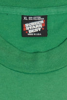Vintage Jameson Whiskey "Keep The Spirit Irish" Four Leaf Clover Single Stitch T-Shirt (1990s)