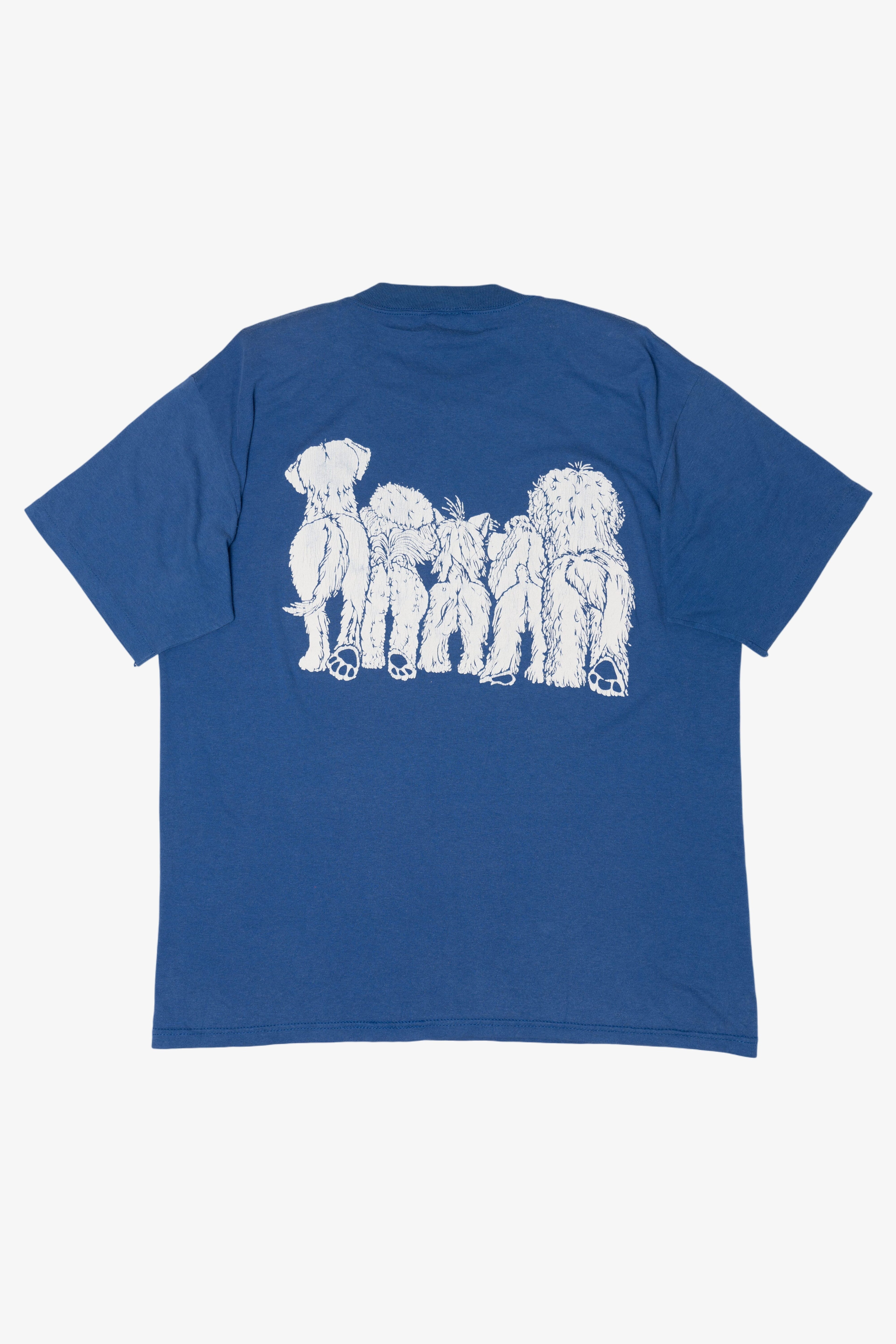 Vintage Dogs Front/Back Jerzees T-Shirt (1990s)