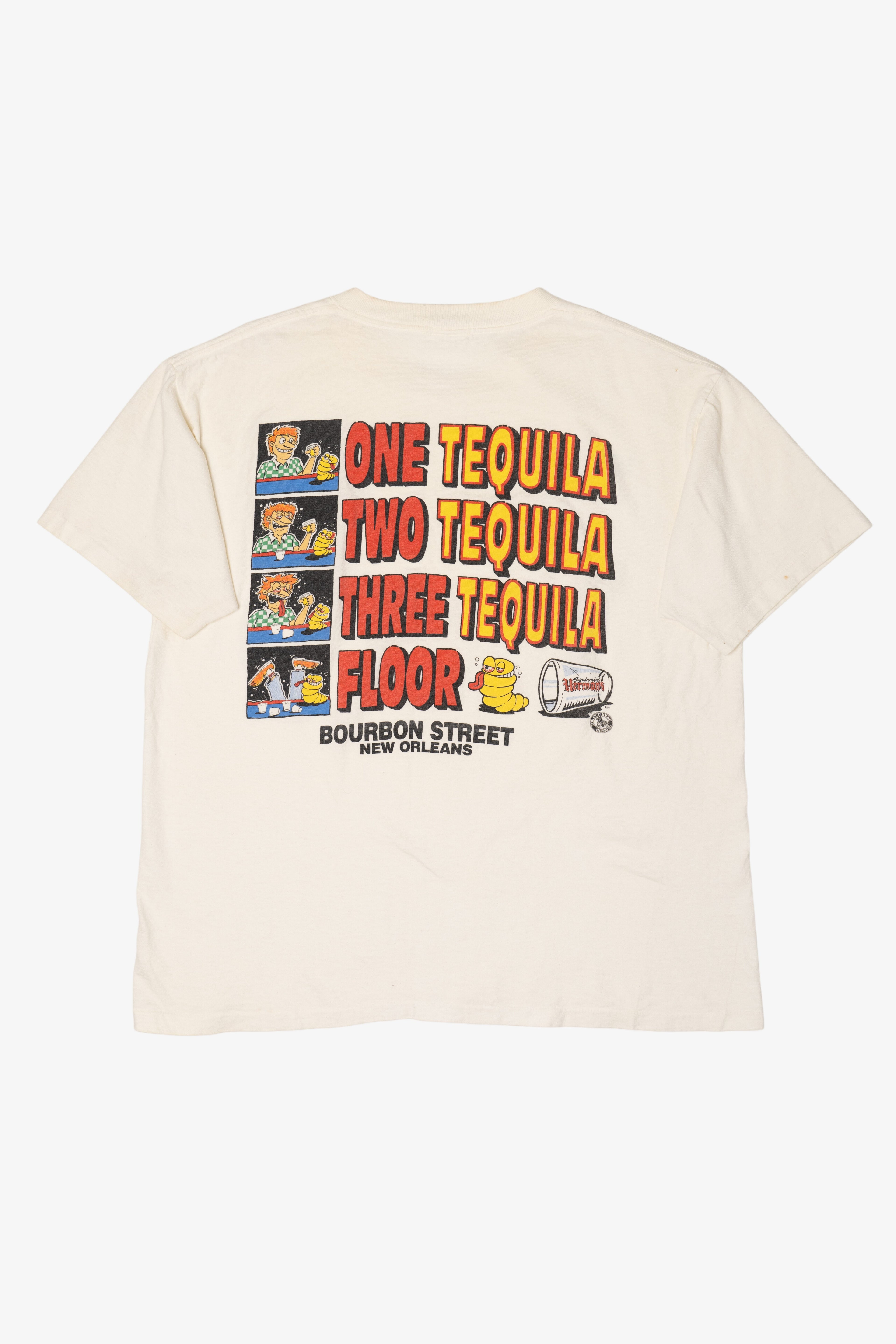 Vintage Squirmy Herman's Tequila T-Shirt (1990s)