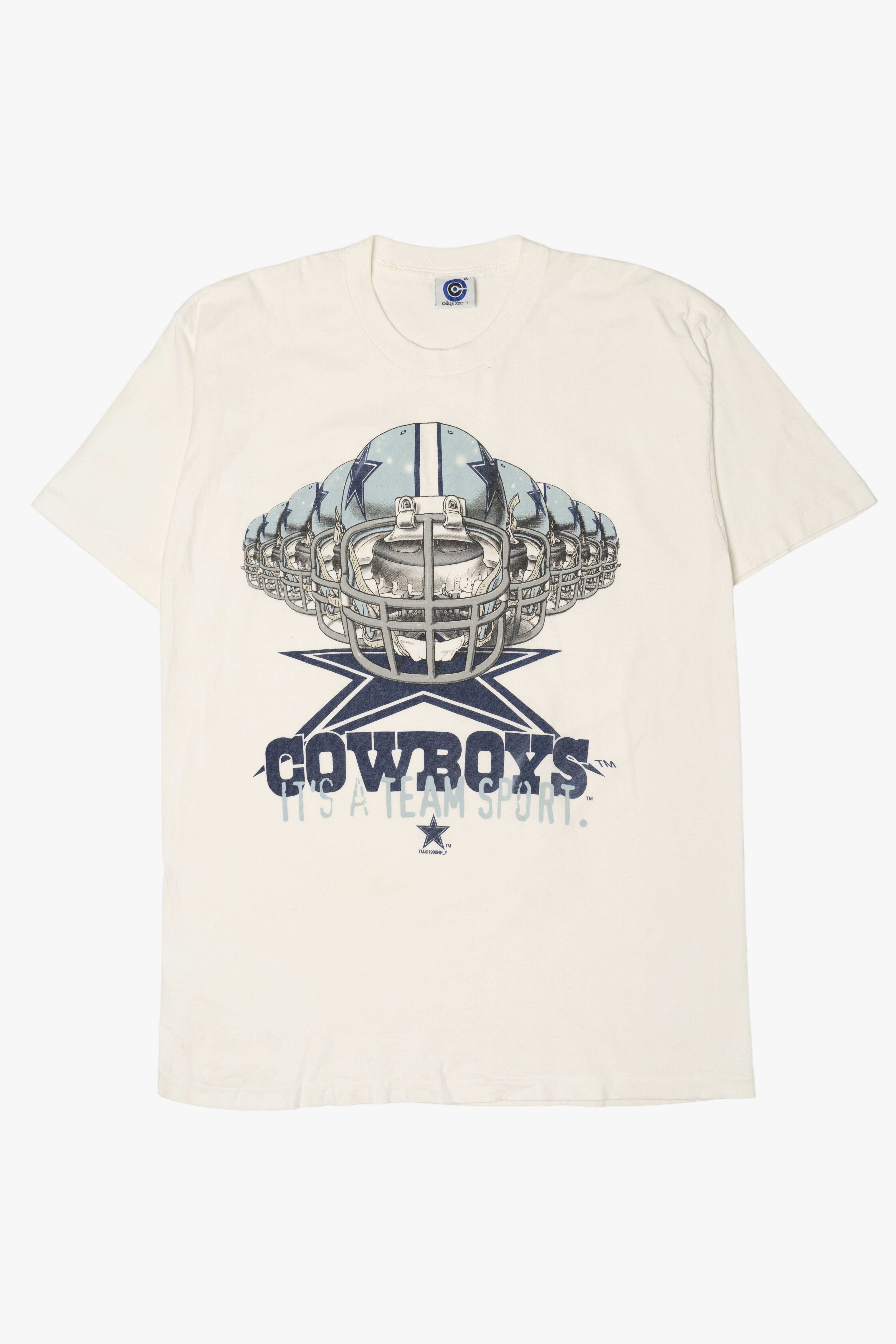 Vintage Dallas Cowboys "It's A Team Sport." T-Shirt (1990s)
