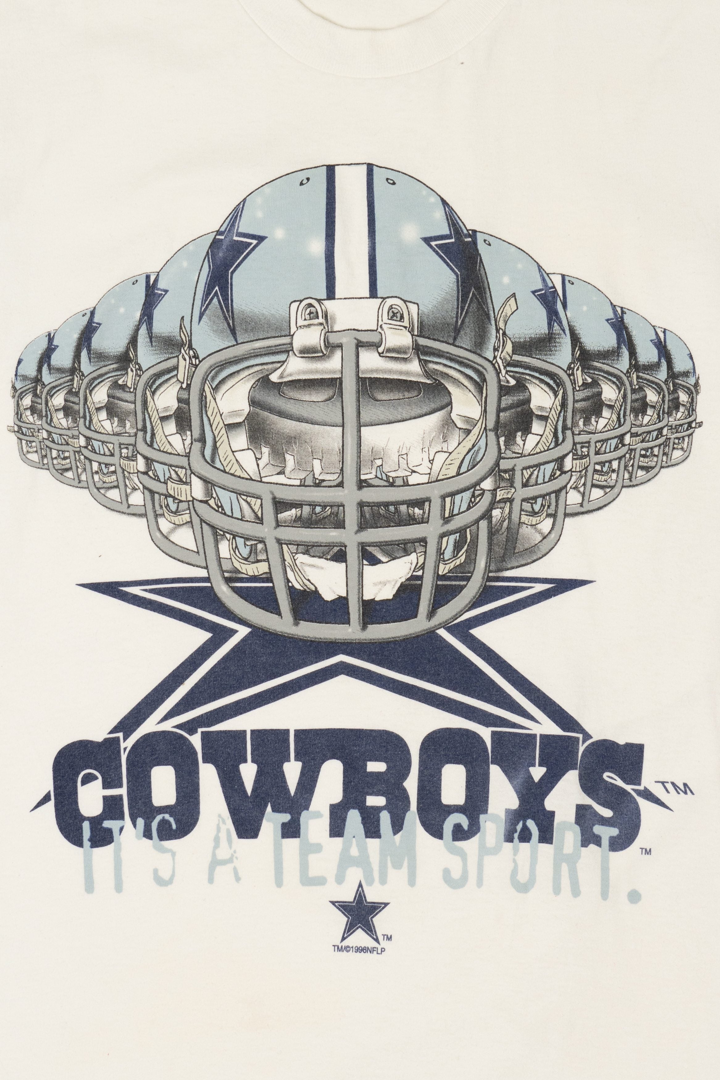 Vintage Dallas Cowboys "It's A Team Sport." T-Shirt (1990s)